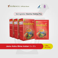 Kuku Bima Instant Herbal Drink 3x5's - Boosts Men's Stamina and Vitality