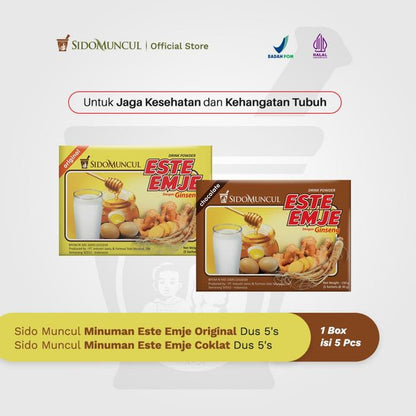 Original Este Emje and Milk Chocolate with Egg, Honey, and Ginger Warm the Body