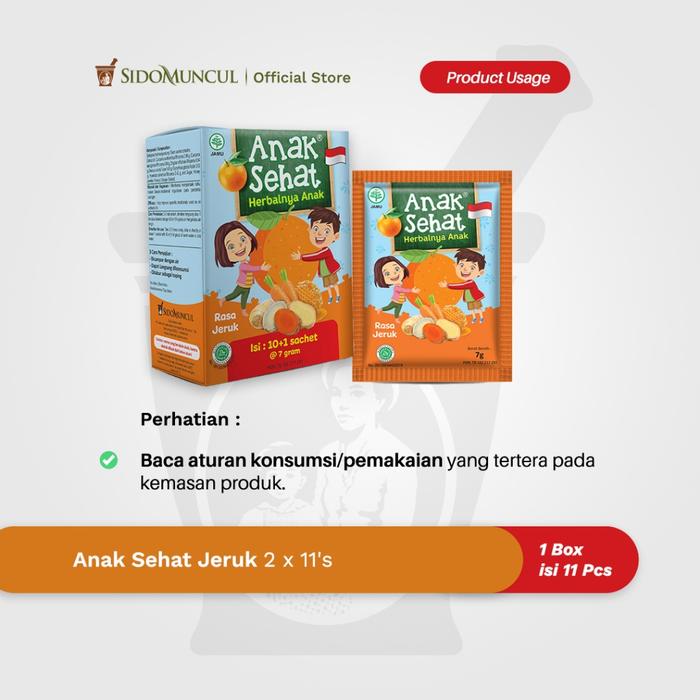 Anak Sehat Jeruk 2x11’s – Boosts Appetite