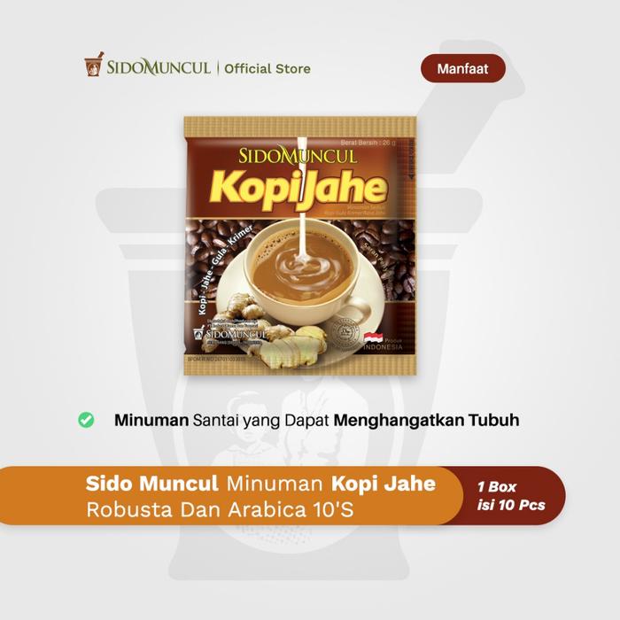 Sido Muncul Minuman Kopi Jahe Robusta dan Arabica 10's