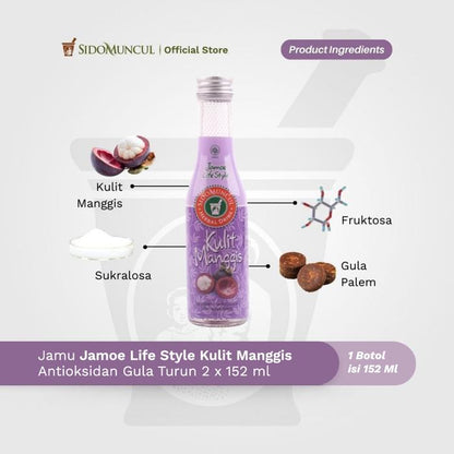 Jamu Jamoe Lifestyle Mangosteen Peel Antioxidant, Lowers Blood Sugar 2x