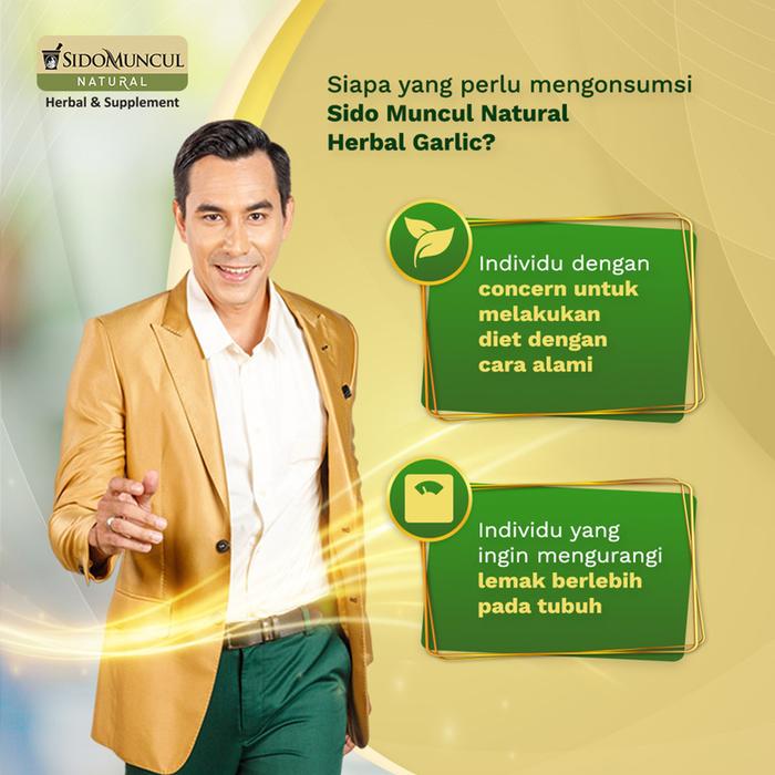 Twin Pack Sido Muncul Natural Garlic 30 Kapsul