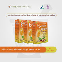 Sido Muncul Turmeric and Tamarind Drink, 3 x 5 sachets – Helps Promote Menstrual Flow