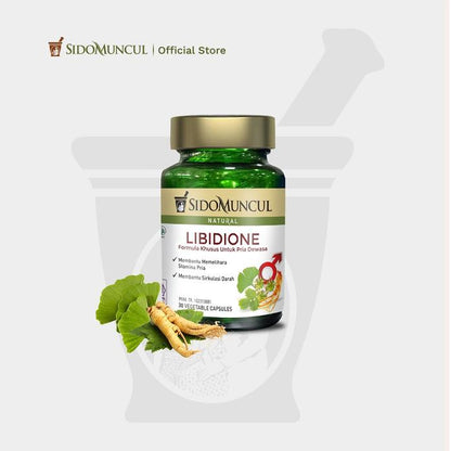 Twin Pack Sido Muncul Libidione 30'k - Herbal Pria Stamina Vitalitas