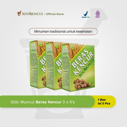 Sido Muncul Beras Kencur 3x5's - Traditional Health Drink
