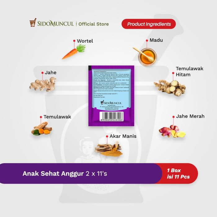 Anak Sehat Anggur 2x11's - Meningkatkan Nafsu Makan