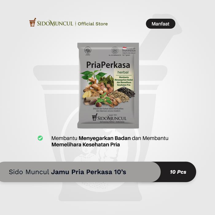 Sido Muncul Jamu Pria Perkasa 10's - Menambah Semangat dan Stamina