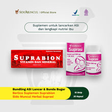 Smooth Breastfeeding & Healthy Mom Bundle - Berlico Suprabion Supplements (10 Strips) + Sido Muncul Herbal Suprasi 30 Capsules