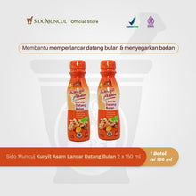 Sido Muncul Turmeric and Tamarind for Smooth Menstruation, 2 × 150 ml Bottles