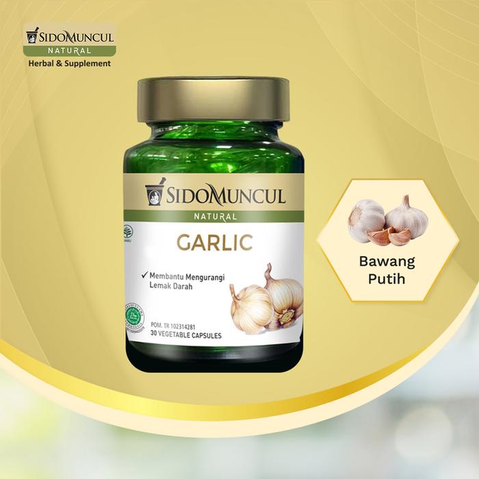 Twin Pack Sido Muncul Natural Garlic 30 Kapsul