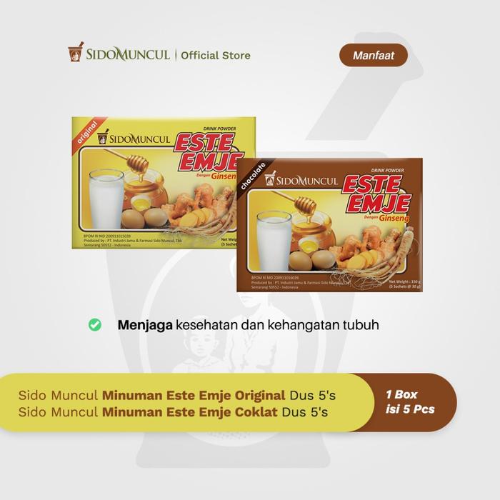 Original Este Emje and Milk Chocolate with Egg, Honey, and Ginger Warm the Body