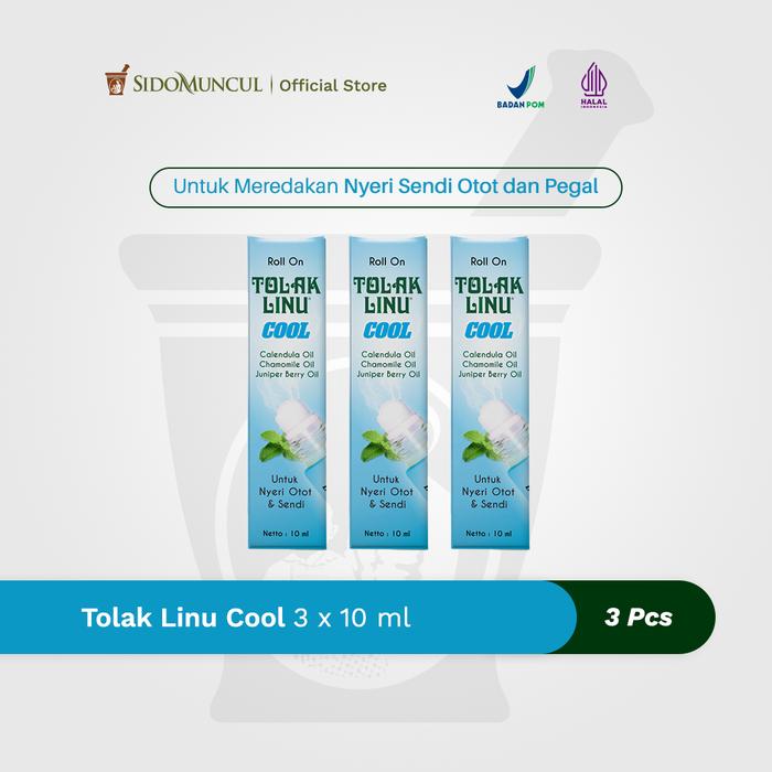 Tolak Linu Cool 3x10 ml - Meredakan Nyeri Sendi Otot dan Pegal