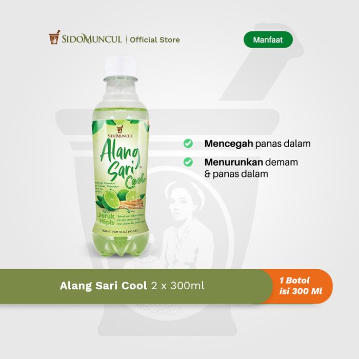 Alang Sari Cool Jeruk Nipis 2x300ml - Mencegah Sariawan Panas Dalam Reda