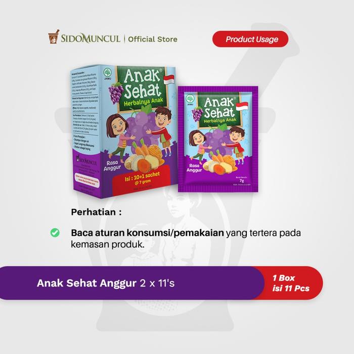 Anak Sehat Anggur 2x11's - Meningkatkan Nafsu Makan