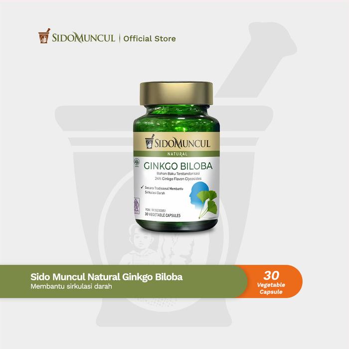 Brain Nutrition Package 1 - Sido Muncul Herbal Ginkgo Biloba 30 Capsules 2x