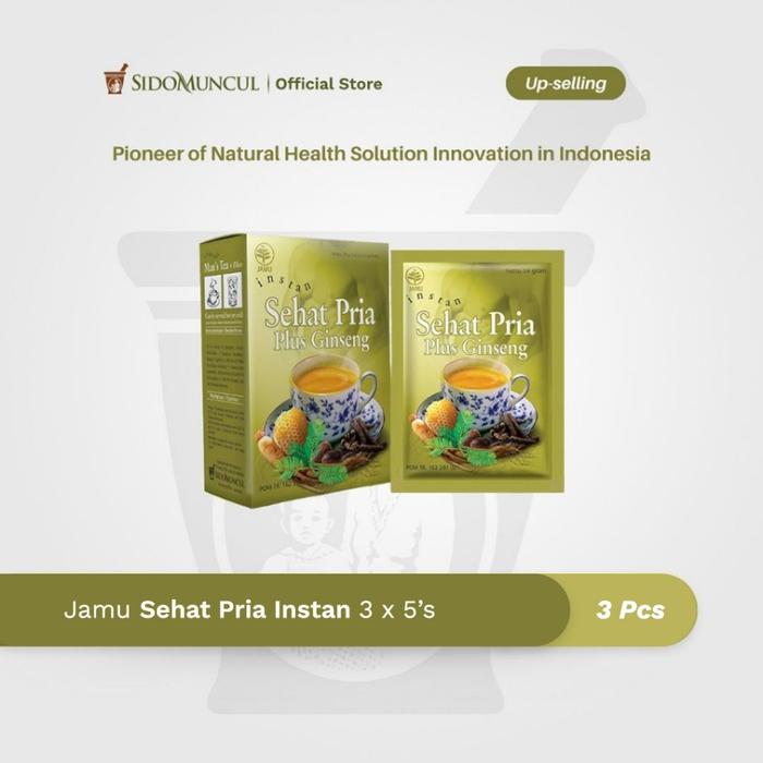 Instant Men's Healthy Herbal Drink 3x5's - Maintains Immune Health