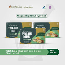 Tolak Linu Mint Liquid Herbal Medicine, 3 × 5 Sachets – For Aches, Pains, and Joint Pain