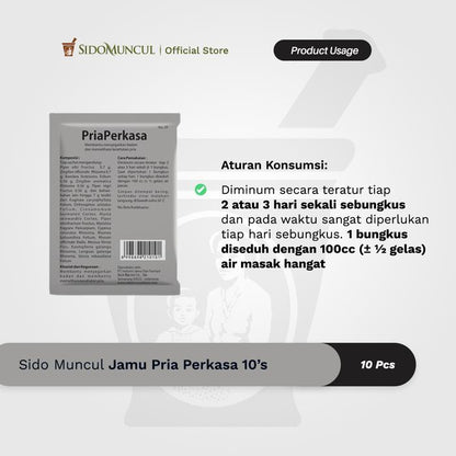 Sido Muncul Jamu Pria Perkasa 10's - Menambah Semangat dan Stamina