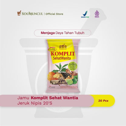 Jamu Komplit Sehat Wanita Jeruk Nipis 20's - Menjaga Daya Tahan Tubuh