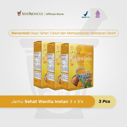 Instant Women's Healthy Herbal Drink 3x5's - Immunity & Smooth Blood Circulation