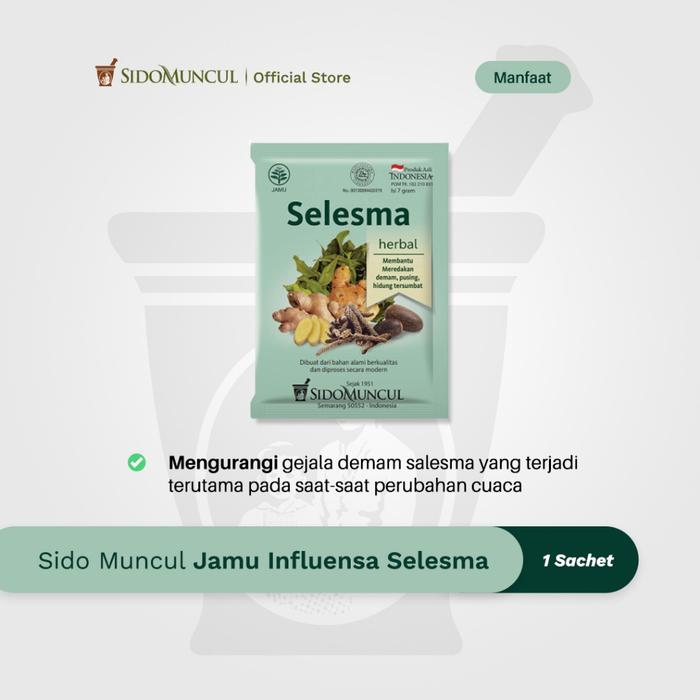 Sido Muncul Jamu Influensa Selesma 10's - Herbal Flu dan Demam