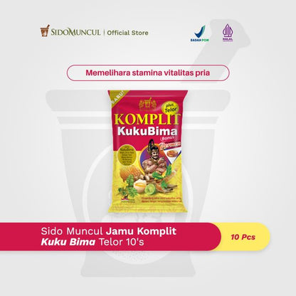 Sido Muncul Jamu Komplit Kuku Bima Telor 10's - Men's Stamina and Vitality