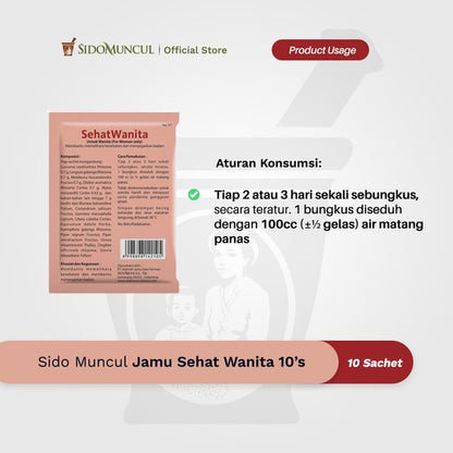 Sido Muncul Jamu Sehat Wanita 10's - Menyegarkan Badan