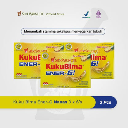 Kuku Bima Ener-G Nanas 3x6's - Minuman Berenergi Penambah Stamina