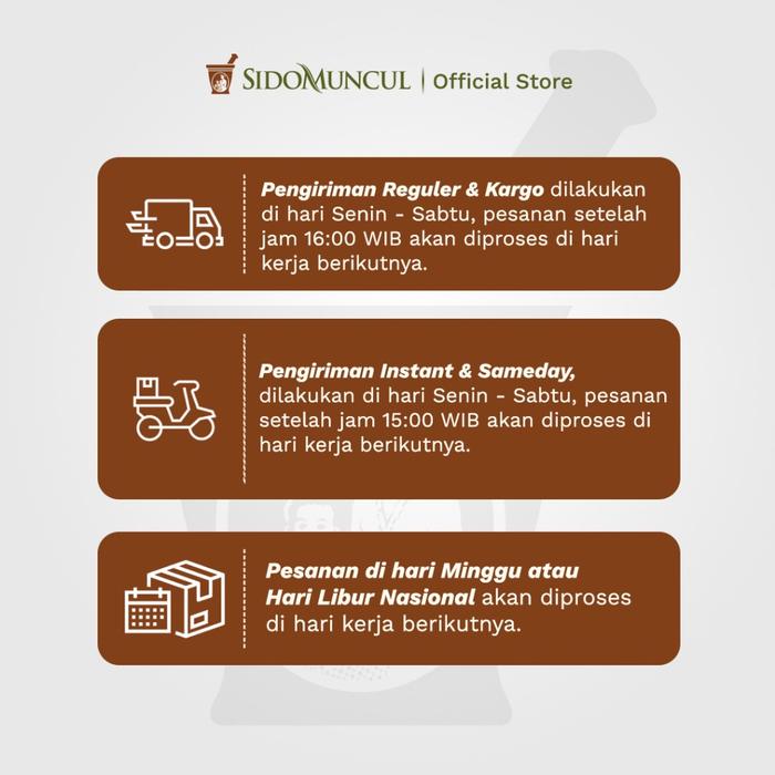 Paket Sido Muncul Vitamin C 1000 Serbuk Complete Variant 6's