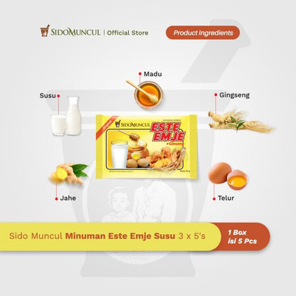 Sido Muncul Minuman Este Emje Susu 3x5's - Menghangatkan Tubuh