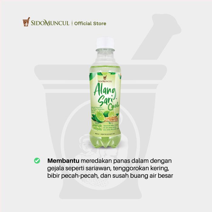 Alang Sari Cool Jeruk Nipis 5x300ml - Mencegah Sariawan Panas Dalam Reda