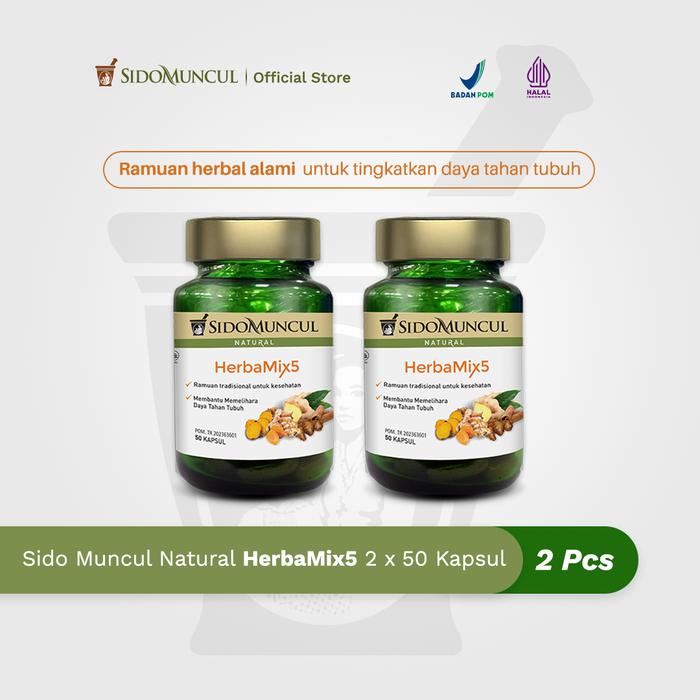 Sido Muncul Natural HerbaMix5 (2 bottles) - Natural Herbal Remedy