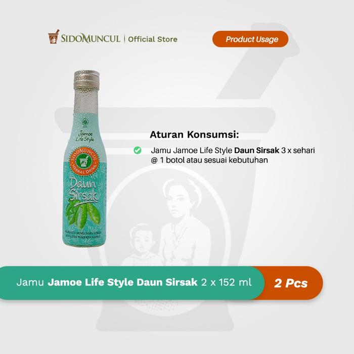 Jamu Jamoe Lifestyle Soursop Leaf Antioxidant Immune Support 2x