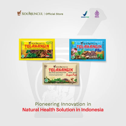 Tolak Angin Cair Dus 5's Herbal - Masuk Angin Mual Flu Demam