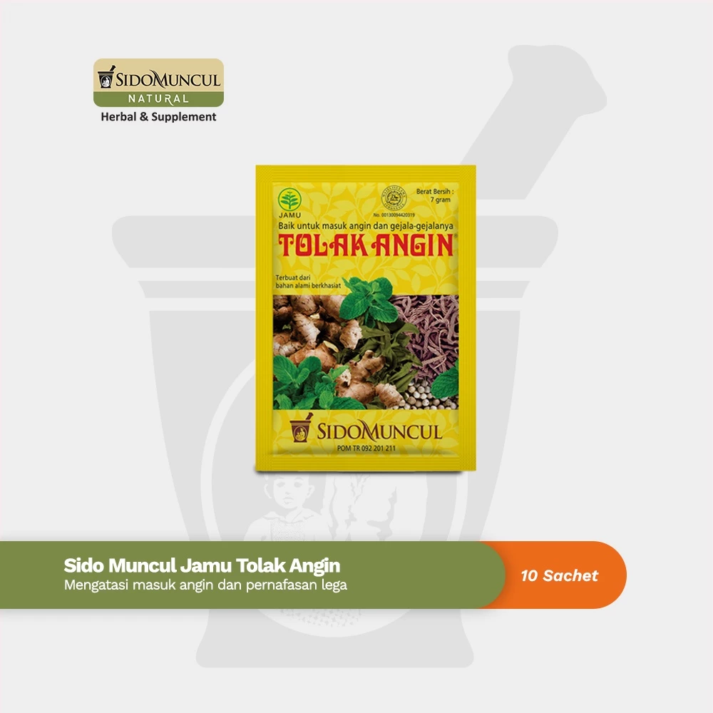 Sido Muncul Natural Vitamin E 300 IU Soft Capsule 50 Capsules + Sido Muncul Jamu Tolak Angin 10's