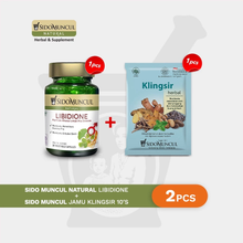 Sido Muncul Libidione 30 Capsules + Sido Muncul Jamu Klingsir 10's Package
