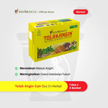 Tolak Angin Liquid 5 Sachets Herbal - Cold, Nausea, Flu, Fever