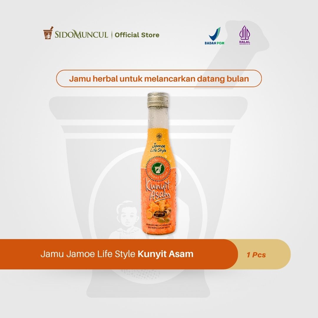 Jamu Jamoe Life Style Turmeric Tamarindo for Weight Loss and Regular Menstruation