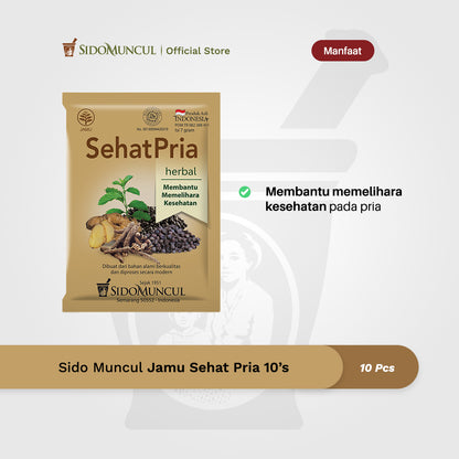 Sido Muncul Jamu Sehat Pria 10's - Memelihara Kesehatan Tubuh