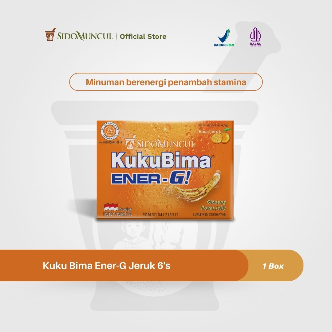 Kuku Bima Ener-G Orange 6-Pack – Energy Drink for Increased Stamina