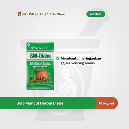 Sido Muncul Diabe 30 Kapsul - Secara Tradisional Digunakan untuk Membantu Meringankan Gejala Kencing manis