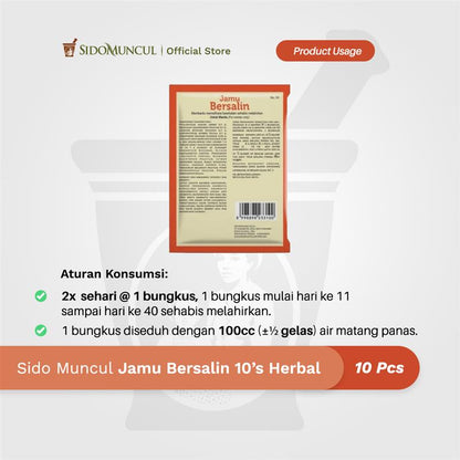 Herbal Postpartum Jamu 10s - Postpartum Health