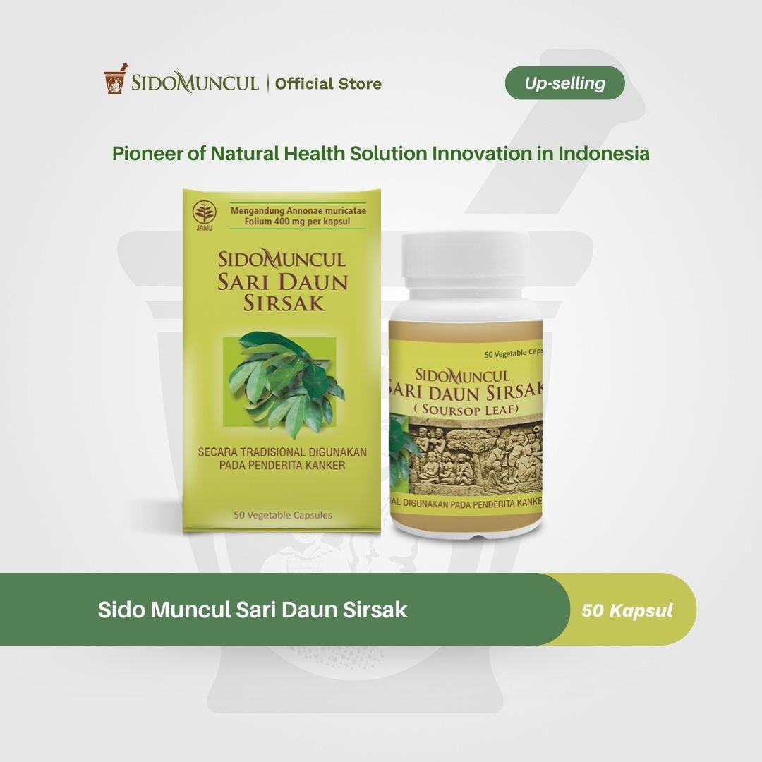 Sido Muncul Sari Daun Sirsak 50's - Helps Maintain Health Conditions for Cancer Patients