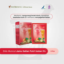 Instant Jamu Galian Putri (Pack of 5) – Reduces Fat and Supports Skin Health