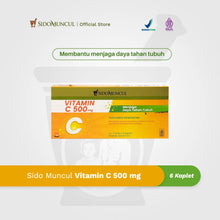 Sido Muncul Natural Vitamin C 500 mg 12 Capsule Strip - Maintain Your Immune System