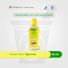Berlico Tiga Anak Telon Oil 60mL - Warms Baby's Bloated Stomach