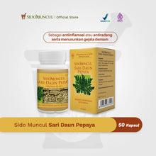 Sido Muncul Natural Papaya Leaf Extract 50 Capsules - Improves Appetite