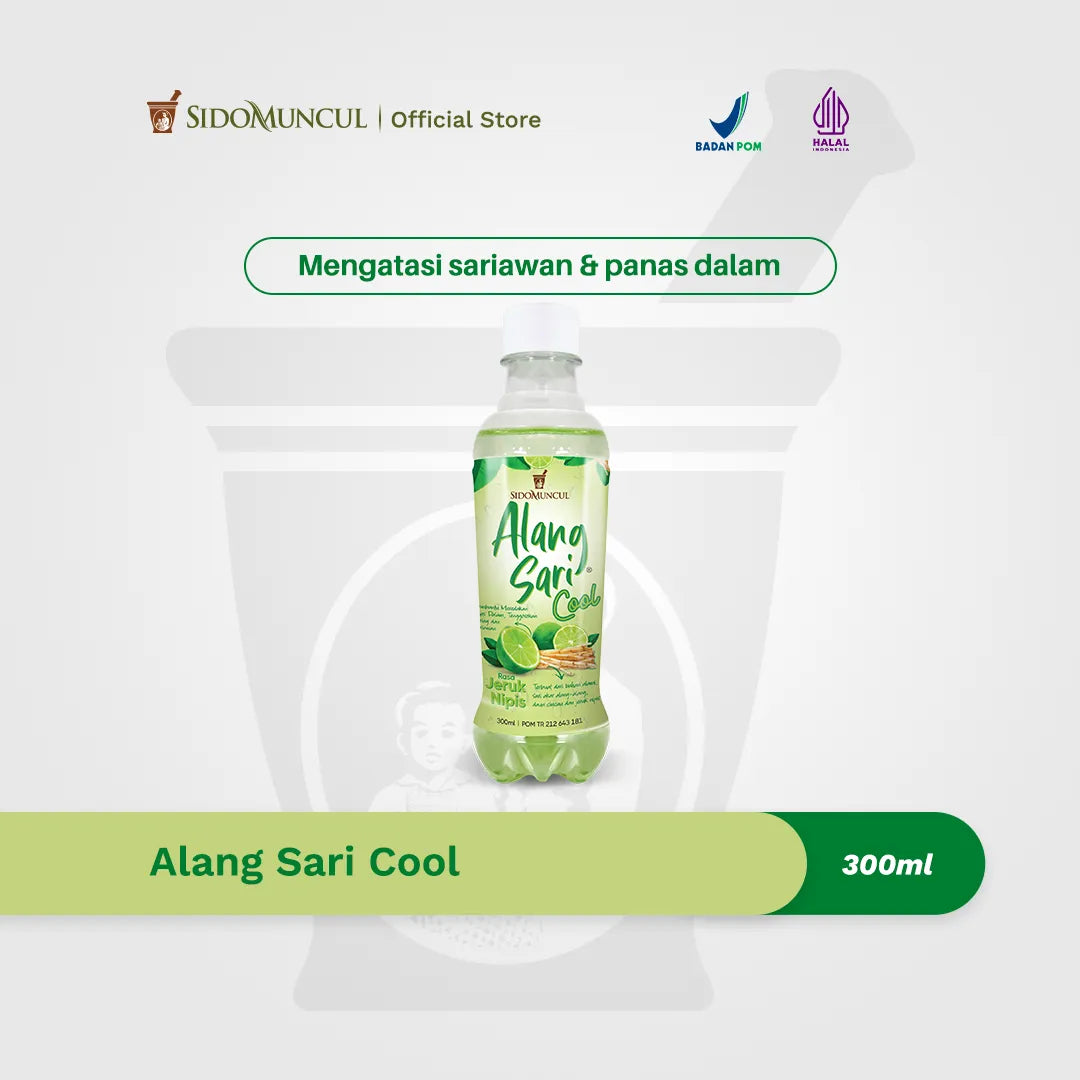 Alang Sari Cool Lime 300ml - Prevents Canker Sores, Relieves Heatiness