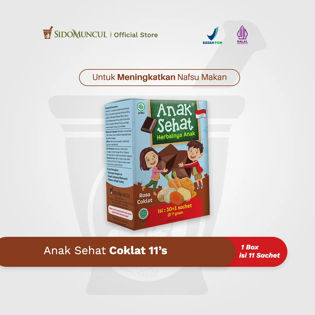 Anak Sehat Chocolate 11's - Improves Appetite