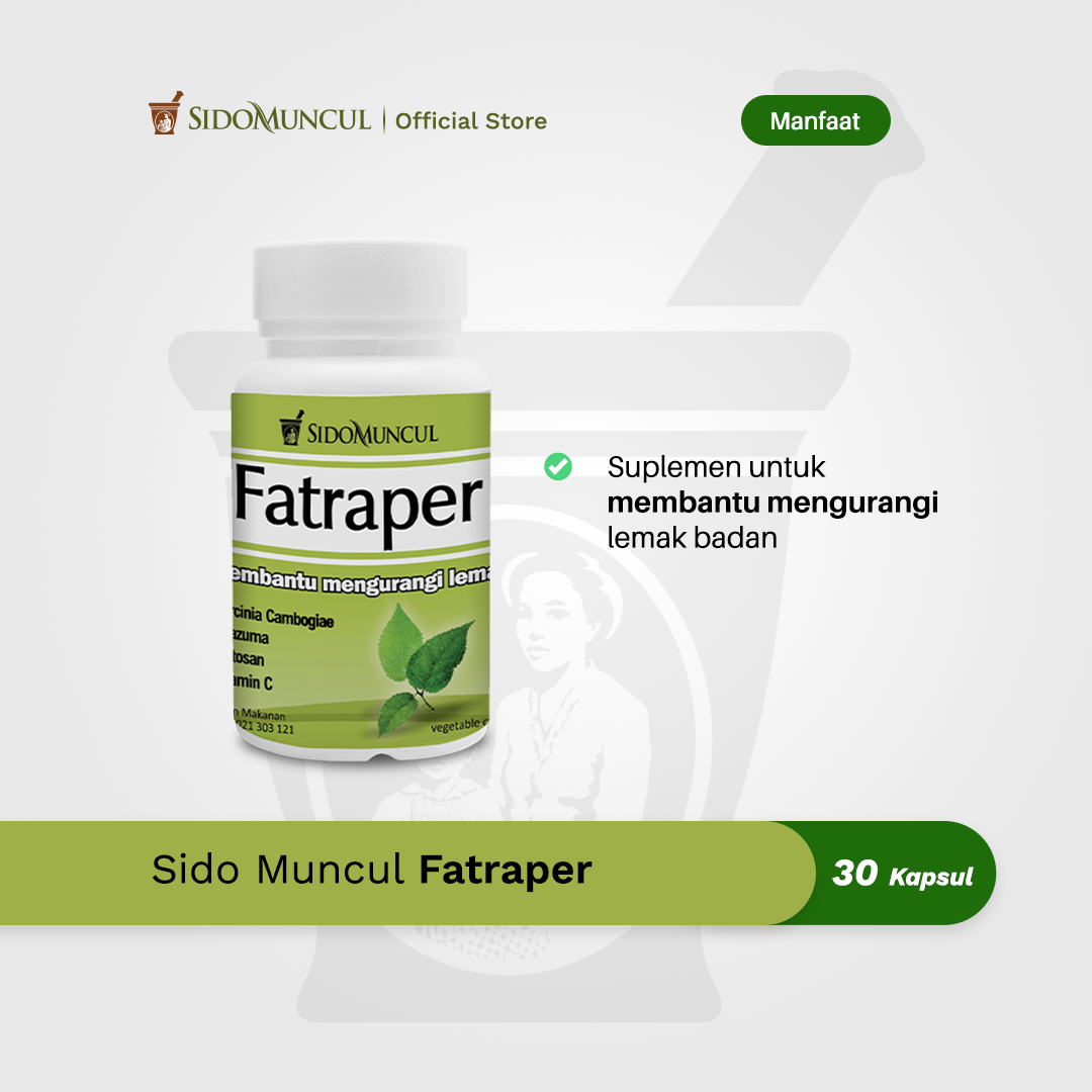 Sido Muncul Fatraper 30 Kapsul - Membantu Mengurangi Lemak Tubuh